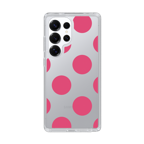 Slim Protection Case［ Simple Dot - Pink ］