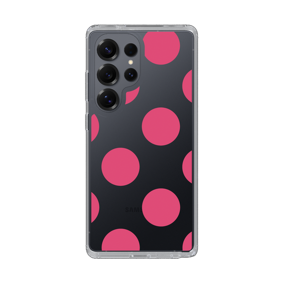 Slim Protection Case［ Simple Dot - Pink ］