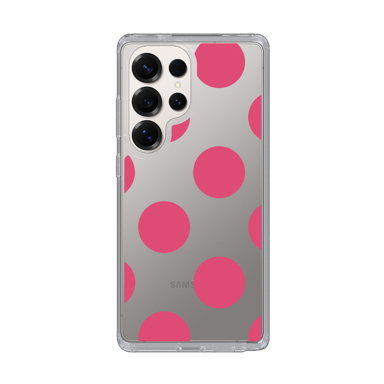 Slim Protection Case［ Simple Dot - Pink ］