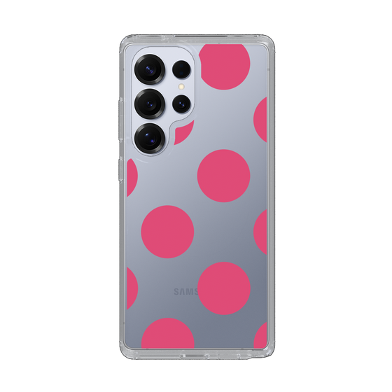 Slim Protection Case［ Simple Dot - Pink ］