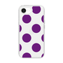 Slim Protection Case［ Simple Dot - Purple ］