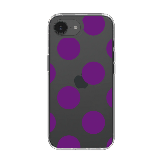 Slim Protection Case［ Simple Dot - Purple ］