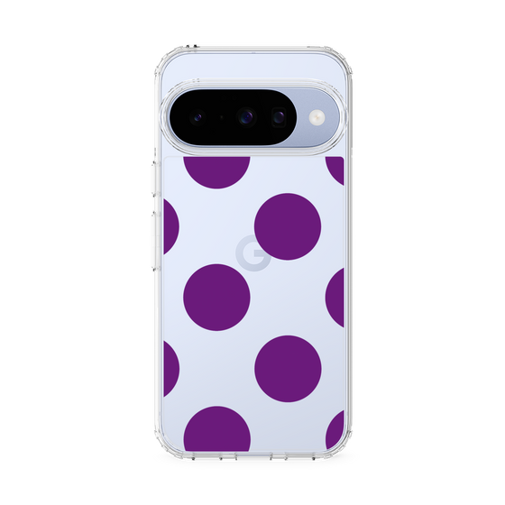 Slim Protection Case［ Simple Dot - Purple ］