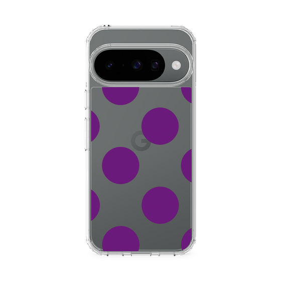 Slim Protection Case［ Simple Dot - Purple ］