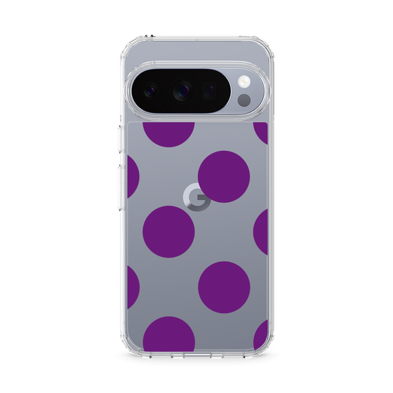 Slim Protection Case［ Simple Dot - Purple ］