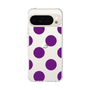 Slim Protection Case［ Simple Dot - Purple ］