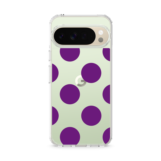 Slim Protection Case［ Simple Dot - Purple ］