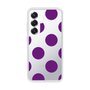 Slim Protection Case［ Simple Dot - Purple ］