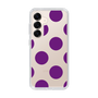 Slim Protection Case［ Simple Dot - Purple ］