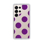 Slim Protection Case［ Simple Dot - Purple ］