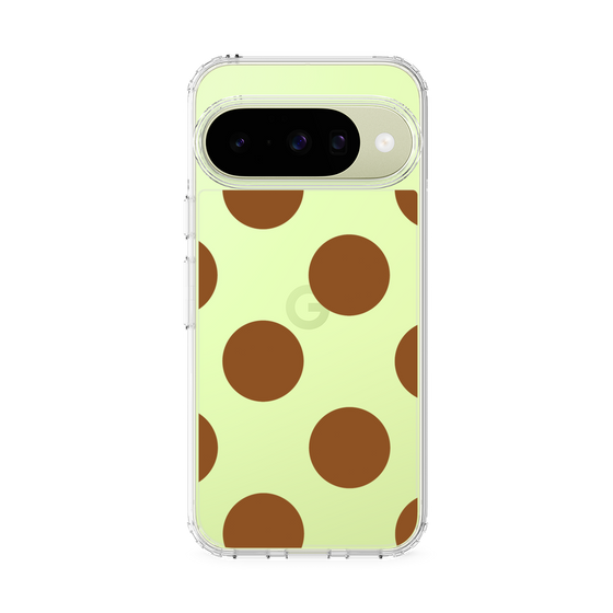 Slim Protection Case［ Simple Dot - Brown ］