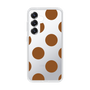 Slim Protection Case［ Simple Dot - Brown ］
