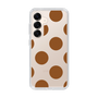 Slim Protection Case［ Simple Dot - Brown ］