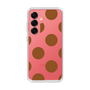Slim Protection Case［ Simple Dot - Brown ］