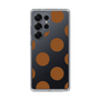 Slim Protection Case［ Simple Dot - Brown ］
