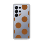 Slim Protection Case［ Simple Dot - Brown ］