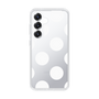 Slim Protection Case［ Simple Dot - White ］