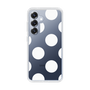 Slim Protection Case［ Simple Dot - White ］