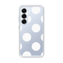 Slim Protection Case［ Simple Dot - White ］