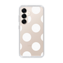 Slim Protection Case［ Simple Dot - White ］