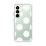Slim Protection Case［ Simple Dot - White ］