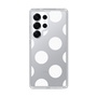 Slim Protection Case［ Simple Dot - White ］
