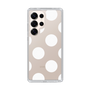 Slim Protection Case［ Simple Dot - White ］