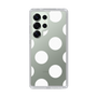 Slim Protection Case［ Simple Dot - White ］