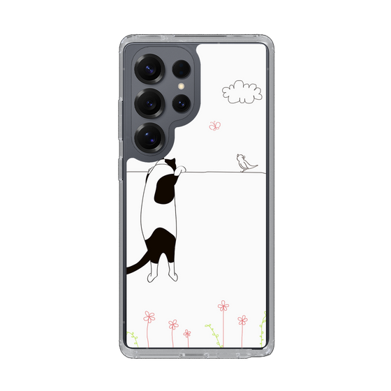 Slim Protection Case［ Calico Cat Peeking with Curiosity ］