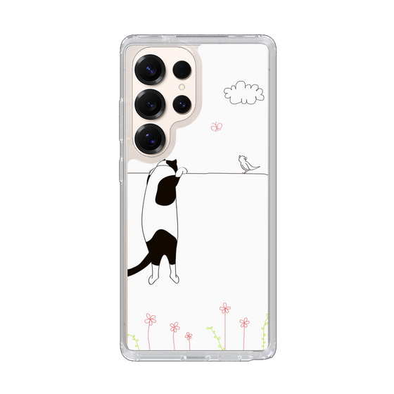 Slim Protection Case［ Calico Cat Peeking with Curiosity ］