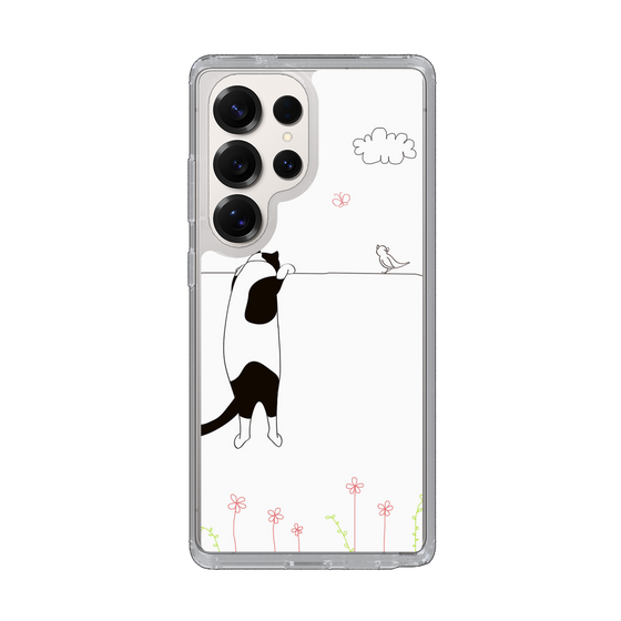 Slim Protection Case［ Calico Cat Peeking with Curiosity ］