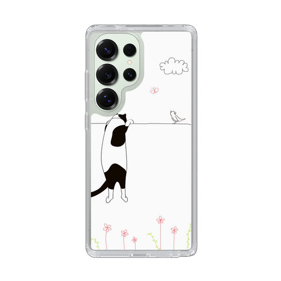 Slim Protection Case［ Calico Cat Peeking with Curiosity ］