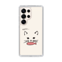 Slim Protection Case［ Very Greedy Cat - White ］