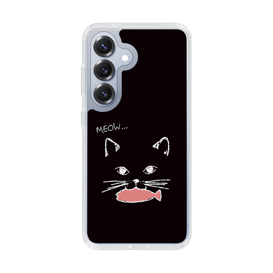 Slim Protection Case［ Very Greedy Cat - Black ］