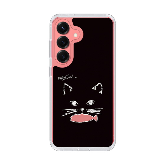 Slim Protection Case［ Very Greedy Cat - Black ］
