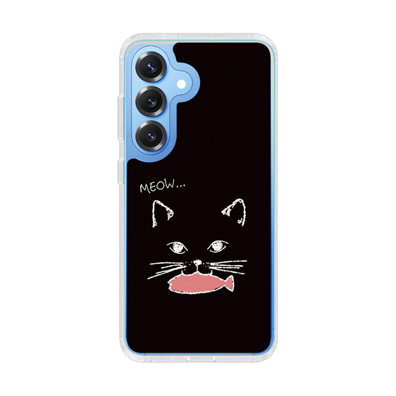 Slim Protection Case［ Very Greedy Cat - Black ］