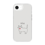 Slim Protection Case［ Bow Tie Cat - White ］