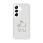 Slim Protection Case［ Bow Tie Cat - White ］