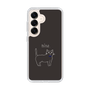 Slim Protection Case［ Bow Tie Cat - Black ］