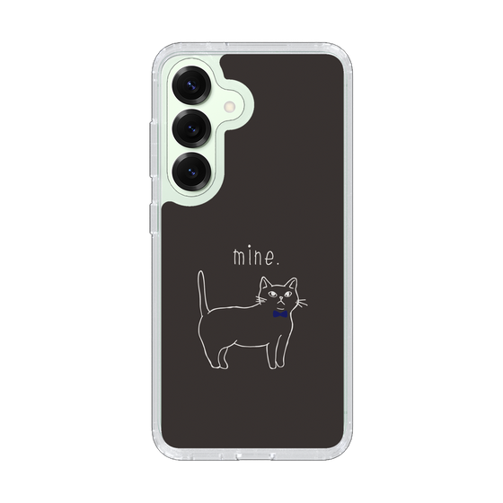 Slim Protection Case［ Bow Tie Cat - Black ］