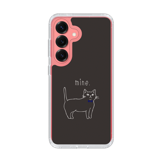 Slim Protection Case［ Bow Tie Cat - Black ］