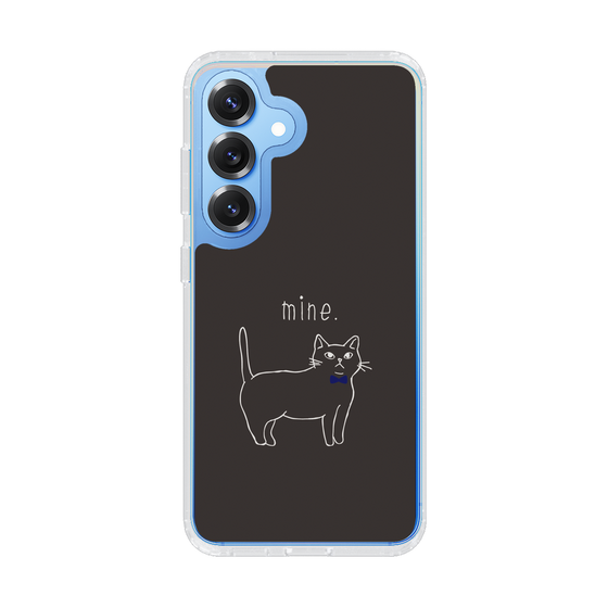 Slim Protection Case［ Bow Tie Cat - Black ］