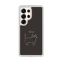 Slim Protection Case［ Bow Tie Cat - Black ］