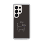Slim Protection Case［ Bow Tie Cat - Black ］