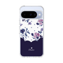 Slim Protection Case［ Twin Dot Flower - Navy ］