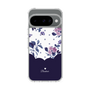 Slim Protection Case［ Twin Dot Flower - Navy ］