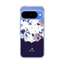 Slim Protection Case［ Twin Dot Flower - Navy ］