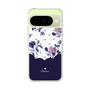 Slim Protection Case［ Twin Dot Flower - Navy ］