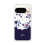 Slim Protection Case［ Twin Dot Flower - Navy ］