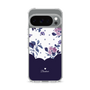 Slim Protection Case［ Twin Dot Flower - Navy ］